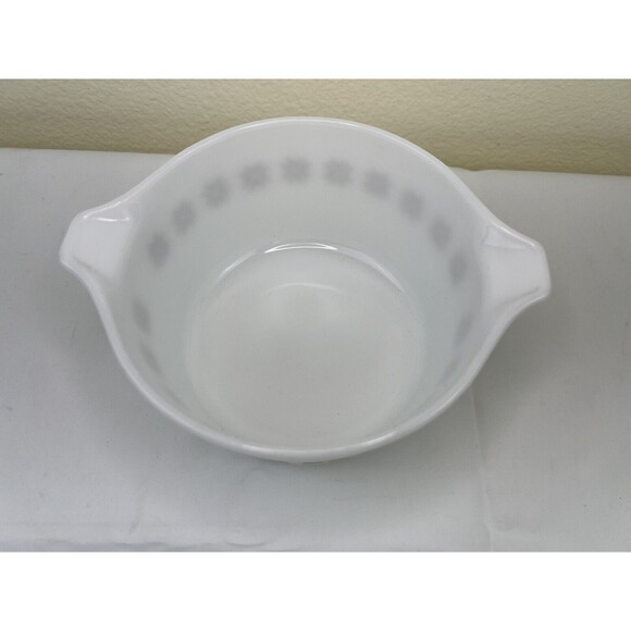 PYREX Town and Country Design #473 1 Quart Casserole Dish Cinderella Brown Star - Picture 3 of 9